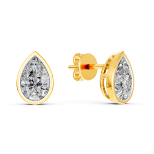 Pendientes de Oro Sólido de 10K, 14K, 9K y 18K con Gemas de Laboratorio de 10 Quilates, Certificados por IGI, RJC, ODM, OEM, Fabricante de Joyería Fina Ética EA502326 - Product Image 4