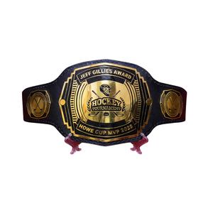 Jeff Gillies Award Hockey Tournament Belt Howe Cup MVP 2025 Customizable Championship Title Belt Premium Design - Product Image 3