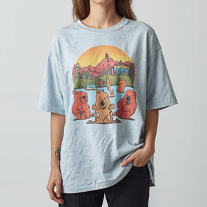 Camiseta Oversize para Mujer, Corte Holgado, Algodón, Estilo Casual, Prenda Urbana Relajada con Personalización OEM ODM - Product Image 1