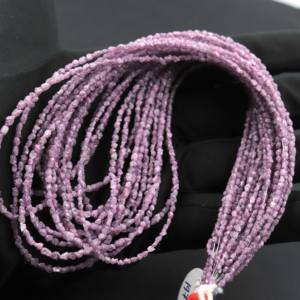 Perles de diamant rose naturel non taillées, pierres précieuses brutes (2-4 mm), brins de pépites brutes pour la fabrication de bijoux, certifiées CMA, origine Rajasthan - Product Image 5