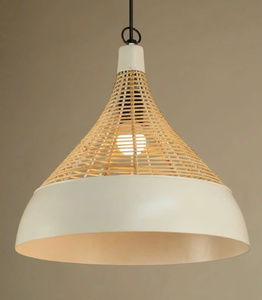 Pure Bamboo Lamp Natural <b>Wicker</b> Hanging Light Heavy Duty Ceiling Pendant <b>Lampshade</b> Premium Quality Bulk Wholesale Factory - Product Image 2