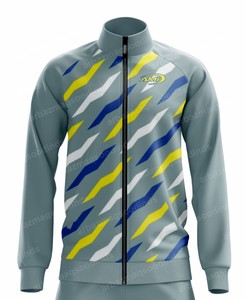 Wholesale <b>Mens</b> Skinny Tracksuit Polyester Sports <b>Jacket</b> and <b>Track</b> Pants Set Custom Sportswear Skinny Polyester Tracksuit Unisex - Product Image 4