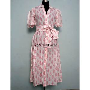 Robe maxi élégante à fleurs vintage avec tissu doux et confortable pour le bureau et les occasions professionnelles, design professionnel pour femmes - Product Image 1