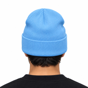 High Quality Acrylic Knit Beanie Hat Custom Adult Cuffed Knit Hats With 3D Embroidery logo Unisex Streetwear Y2K Warm Headwear - Product Image 4