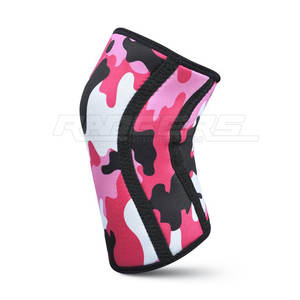 Genouillères en néoprène camouflage professionnelles et flexibles pour l'entraînement de fitness, le squat et la force athlétique, OEM en gros - Product Image 4