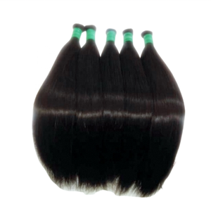 Extensions de cheveux Remy humains droits en vrac naturels indonésiens originaux Cheveux vierges à cuticules alignés Cheveux naturels sans produits chimiques - Product Image 1