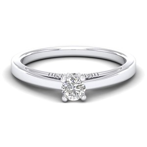 925 Sterling Silver Moissanite Engagement <b>Ring</b> Brilliant Round Shape Diamond Prong <b>Set</b> <b>Wedding</b> Band <b>for</b> <b>Women</b> - Product Image 1