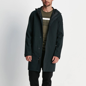 Long Length Waterproof Windbreaker <b>Jacket</b> for <b>Men</b> Windproof <b>Lightweight</b> <b>Rain</b> Outerwear Suitable for Travel and Daily Use - Product Image 2