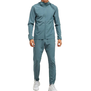 High Quality ODM OEM Customized <b>Men</b> Reflective Nylon Track Suit Winter Windbreaker Fleece Lined XL Sportswear Pakistan - Product Image 3