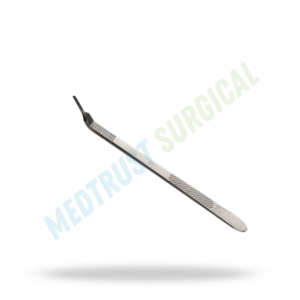 Mango de bisturí # Soporte de Cuchilla Angulada de Acero Inoxidable de 3L y 20.5cm para Instrumentos Quirúrgicos de Columna Vertebral - Product Image 4