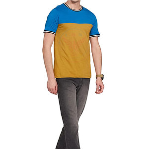 Camisetas de Manga Corta para Hombre, Color Sólido, Precio Bajo, al por Mayor, Nueva Llegada, Ecológicas, de Secado Rápido, Transpirables, de Poliéster/Algodón - Product Image 3