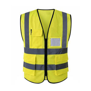 Customizable Polyester <b>Security</b> Safety Vest <b>Tape</b> High Visibility Reflective 5cm Available Multiple Colours Men Women Kids Sizes - Product Image 5