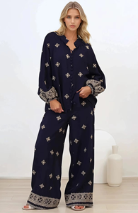 Pure Cotton Fabric Cord <b>Set</b> with Embroidery Summer Co Ord <b>Sets</b> for Womens Available in Bulk Quantity - Product Image 3