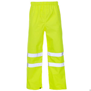 Heavy Duty Polyester Workwear Pants for Men Reinforced <b>Knees</b> Utility Pockets Hi Visibility CE Certified for Construction - Product Image 5