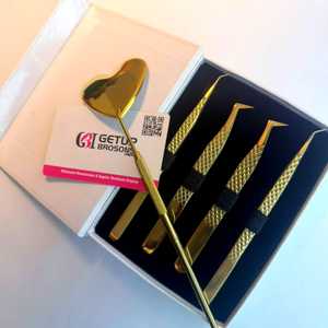 แหนบต่อขนตา Volume /45 Slim Long GETUP BROSONS IMPEX สแตนเลสสตีล ปลายเรียบ 10 มม. ทนทาน ป้องกันแม่เหล็ก - Product Image 5