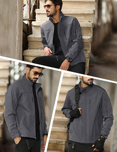 Chaquetas Softshell Impermeables para Hombre, Diseño Personalizado, para Montaña, Transpirables, Cortavientos, Hechas en Pakistán, Precio al por Mayor - Product Image 2