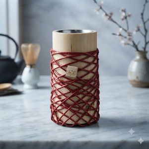 Quemador de Incienso de Bambú y Sándalo con Cuerda Roja, Hecho a Mano, Estilo Indio, Aromático, para Uso Religioso - Product Image 1