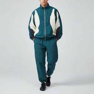 Ensemble de survêtements de sport pour homme, en nylon, deux pièces, légers, coupe-vent et imperméables, veste et pantalon de jogging. - Product Image 5