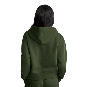 Womens Full Zip Hooded Tracksuit With <b>Trousers</b> Tapered Fit Casual Lounge Wholesale Custom Two Piece Clothing Outfit Set Supplier - Product Image 3
