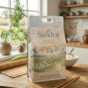 Arroz KDM, Arroz Jazmín Camboyano 5% 10% 25% Grano Partido, Empaque OEM 1kg 5kg, Contacto WA +84 962 368 726 - Product Image 1