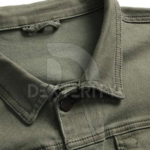 Chaqueta de Mezclilla de Primera Calidad en Oferta, Ecológica, Impermeable, Transpirable, 100% Algodón, Casual, con Botones, para Venta en Línea - Product Image 6