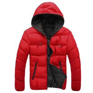Veste matelassée d'hiver réversible camouflage à capuche pour homme, grande taille, coupe-vent, avec logo brodé personnalisé, design matelassé chaud pour l'extérieur - Product Image 5