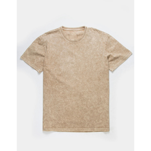T-shirt en tricot délavé personnalisé pour homme, coupe oversize, imprimé vintage, 100% coton, écologique, respirant, idéal pour l'été - Product Image 5
