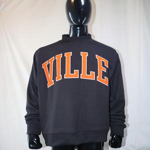 Sweat-shirts VILLE à col montant 450 GSM avec broderie personnalisée, coupe ample et carrée, en molleton 100% coton French Terry - Product Image 5