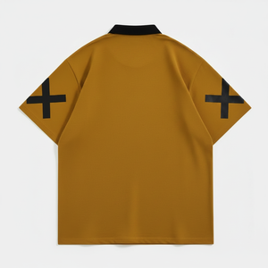 Chemise en coton respirante pour homme, décontractée, à manches courtes, avec logo brodé sur le devant, tendance - Product Image 5
