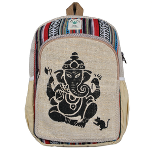 Sac à dos promotionnel en coton et chanvre - Product Image 2