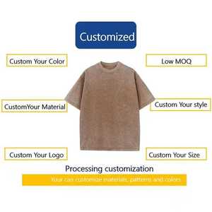 Camiseta de Algodón con Cuello Redondo para Mujer, Talla Grande, Informal, Verano, Color Sólido, Suave, Básica, con Logotipo Personalizado, Hecha en BD - Product Image 6