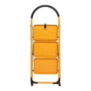 Portable Home and <b>Kitchen</b> 3-<b>Step</b> Folding Ladder Anti-Slip with Rubber Hand Grip RT - Product Image 6