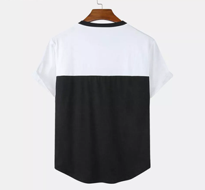 เสื้อยืดผู้ชายราคาถูก พิมพ์ลายด้านหน้า ผ้าฝ้าย 100% แขนสั้น สวมใส่สบาย ระบายอากาศได้ดี สไตล์ไฮสตรีท ใส่ได้ทุกวัน - Product Image 3
