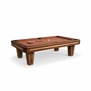 Table de billard anglaise d'intérieur haut de gamme Vindsor, tapis haute vitesse, taille personnalisable, construction durable, semelle synthétique, 50 kg - Product Image 1