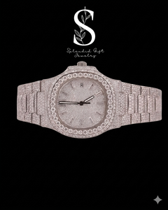 Reloj de Pulsera para Hombre, Estilo Hip Hop, con Correa de Acero Inoxidable, Movimiento Japonés, Diamantes Moissanite VVS, Gran Venta - Product Image 1