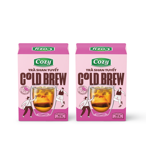 Sachets de thé personnalisés du fournisseur vietnamien – Sachets de thé pyramidaux rafraîchissants à marque privée Snow Shan pour infusion à froid, emballage en boîte - Product Image 1