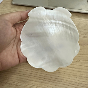 Plato de Servir de Madreperla Natural al por Mayor, Plato de Mariscos de Lujo con Forma de Concha para Hotel, Restaurante, Boda - Product Image 2