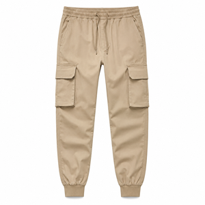 Pantalon cargo décontracté, mode unique, couleur personnalisée, look varié, pantalon cargo toutes tailles, pantalon cargo uni teint, service OEM - Product Image 4