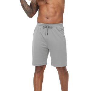 2026 Hot Sale Men's Summer Sporty Solid Sports Shorts Breathable Quick-Drying Loose Running <b>Elastic</b> Waist Beach Casual Style - Product Image 6