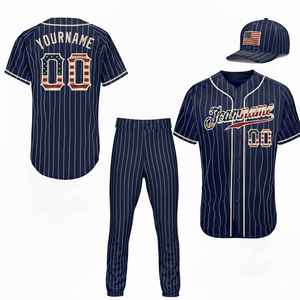 ชุดเบสบอลแบบซับลิเมชั่นสั่งทำพิเศษ Samavia Sports Jerseys ระบายอากาศได้ดี ป้องกันแบคทีเรีย เหมาะสำหรับฤดูร้อน ชุดทีม OEM จำนวนมาก - Product Image 1