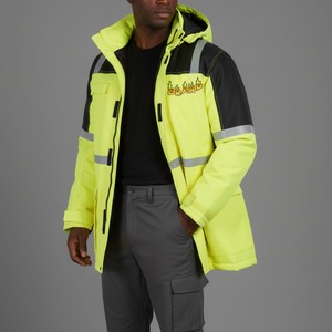 Custom Hi Vis Safety <b>Jacket</b> Waterproof Reflective Outerwear for Industrial and Engineering <b>Workers</b> - Product Image 4