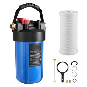 Sistema di filtrazione dell'acqua per camper con cartuccia sostituibile, sistema di filtraggio dell'acqua per esterni per rimuovere sedimenti, cloro e bromo - Product Image 1