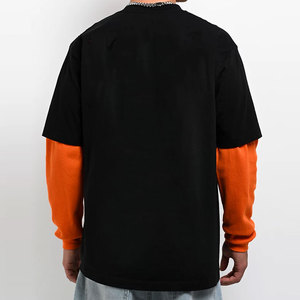Camiseta de Moda 2026, Estilo Urbano, Cuello Jersey, Manga Larga, 100% Algodón, Transpirable, Antiarrugas, Secado Rápido, Corte Regular para Hombre - Product Image 3