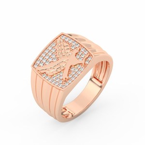 2CT D VVS1 Moissanite Eagle Signet <b>Ring</b> Gold Plated Sterling <b>Silver</b> Vintage Engagement Bird Iced Statement <b>Ring</b> <b>for</b> <b>Men</b> Women - Product Image 4