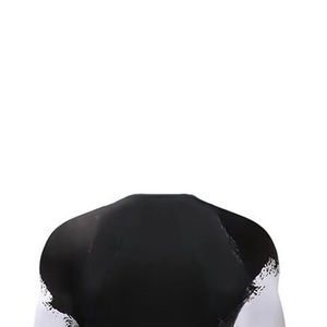 Camiseta de Compresión Deportiva para Hombre, Manga Larga, Negra con Diseño Gráfico de Salpicaduras Blancas, para Gimnasio, Entrenamiento, Deporte - Product Image 3