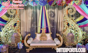 กลางแจ้ง Mehndi ตกแต่งพร็อพตกแต่งความคิด Haldi ที่เล่นโวหารและอุปกรณ์ประกอบฉากที่ดีที่สุดงบประมาณที่เป็นมิตรตกแต่งเวทีงานแต่งงาน - Product Image 2