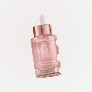 Sérum coréen Ceraqueens Korean K-Beauty Sera Queens EGF Tox Anti-âge Tonifiant Fabriqué en Corée 30 ml - Product Image 6