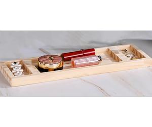 Large Capacity Jewelry Organizer Stand With Earring Panels Necklace <b>Bracelet</b> Bars Storage Tray Anti Tangle Display For Vanity - Product Image 3