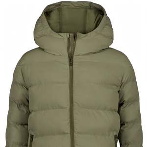 Wholesale Premium Quality Winter Jackets Hooded Zipper Long Sleeve Unisex Black Coats Casual Loose Cotton padded Clothes Apparel - Product Image 4