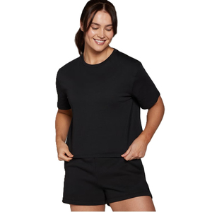 Chemise courte slim fit pour femme, tissu en coton respirant, design élégant, confortable à porter au quotidien. - Product Image 5